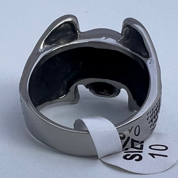 Resale Lot of 25 Men's Stainless Steel Skull Rings Metal High Quality Biker - Picture 4 of 5